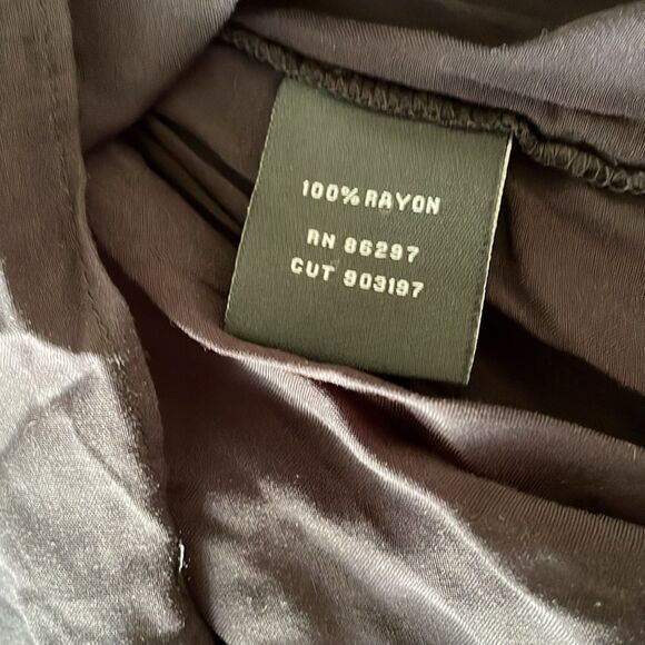 BCBG maxazaria embrodiered black Aztec print asymmetrical summer dress - Picture 7 of 10